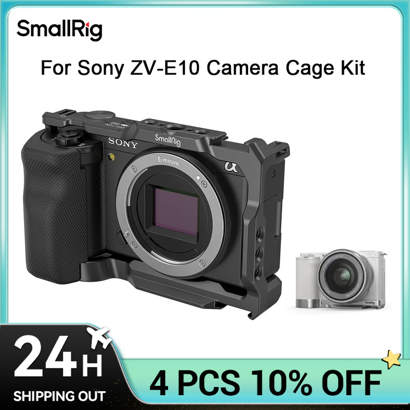 Sony Camera A6400 - SmallRig-소니 ZVE10 카메라 케이지 실리콘 케이지
