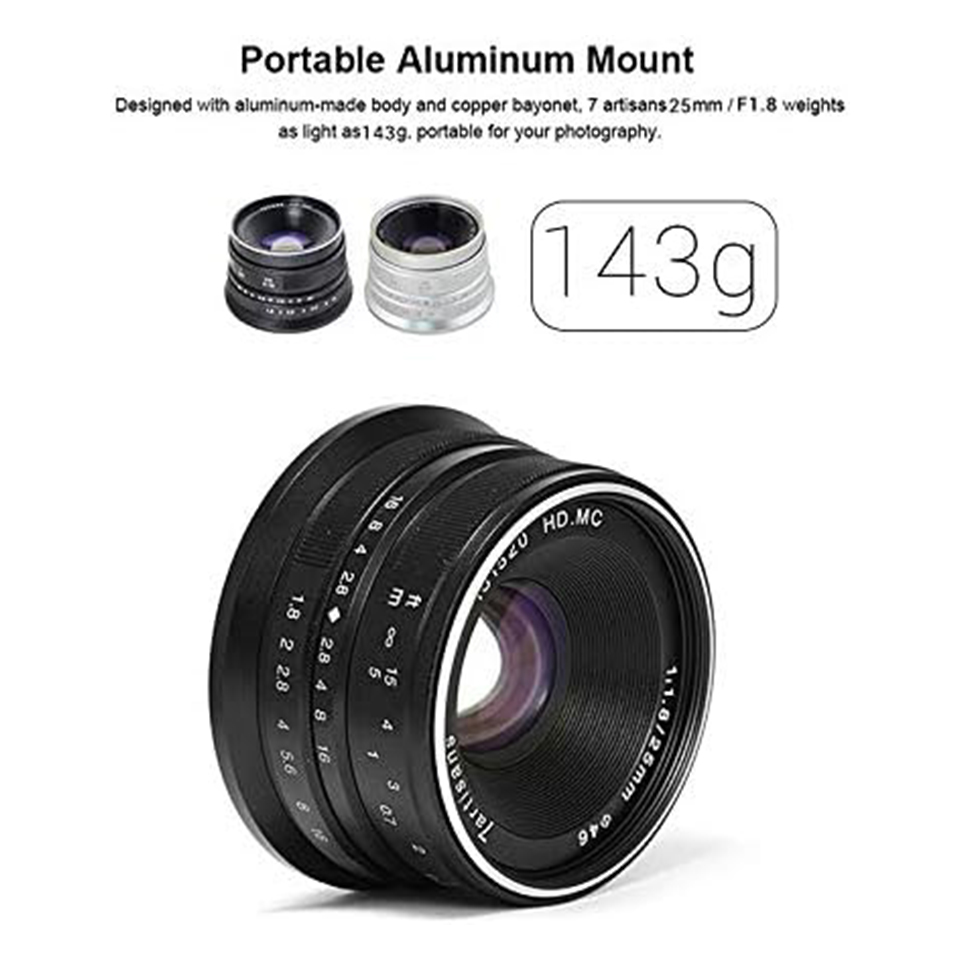 7artisans APS-C 25mm F1.8 대구경  - Photography Trick 리뷰 및 가격
