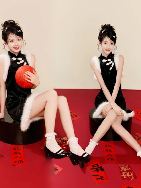 새해 2025년 뱀의 해 중국 스타일 사진 촬영 의상  - Photography Year 리뷰 및 가격