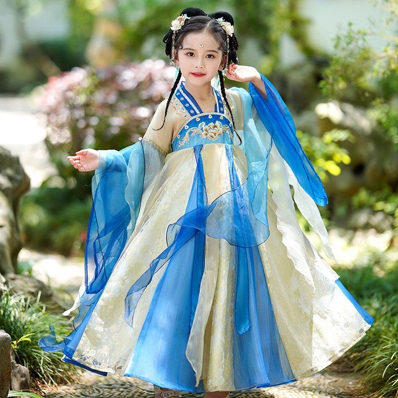 중국 전통 소녀 한푸 드레스, 요정 코스튬 새해 복장, - Photography Year 리뷰 및 가격