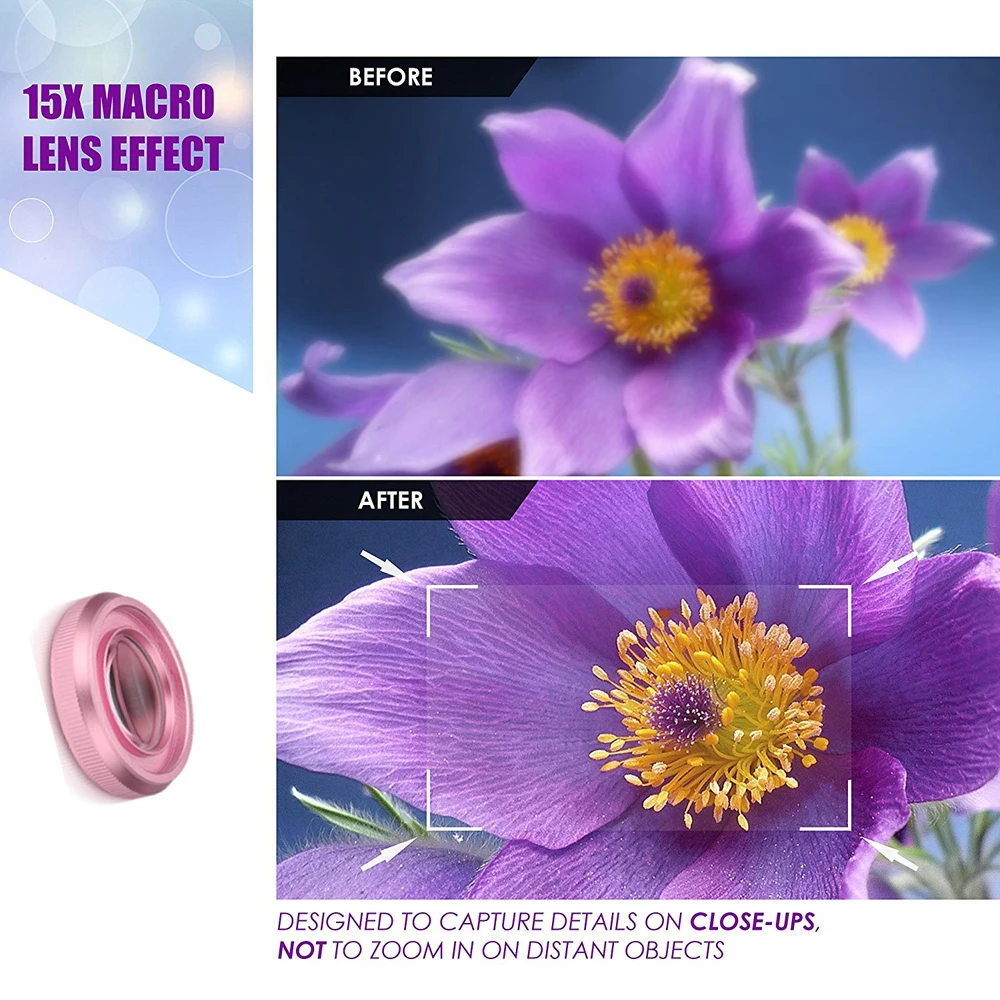 15X 매크로 렌즈 4K HD 전문 사진 전화 카메라  - Photography Trick 리뷰 및 가격